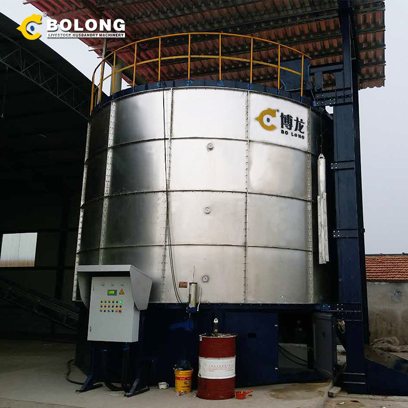 large scale organic fertilizer compsoting vessel